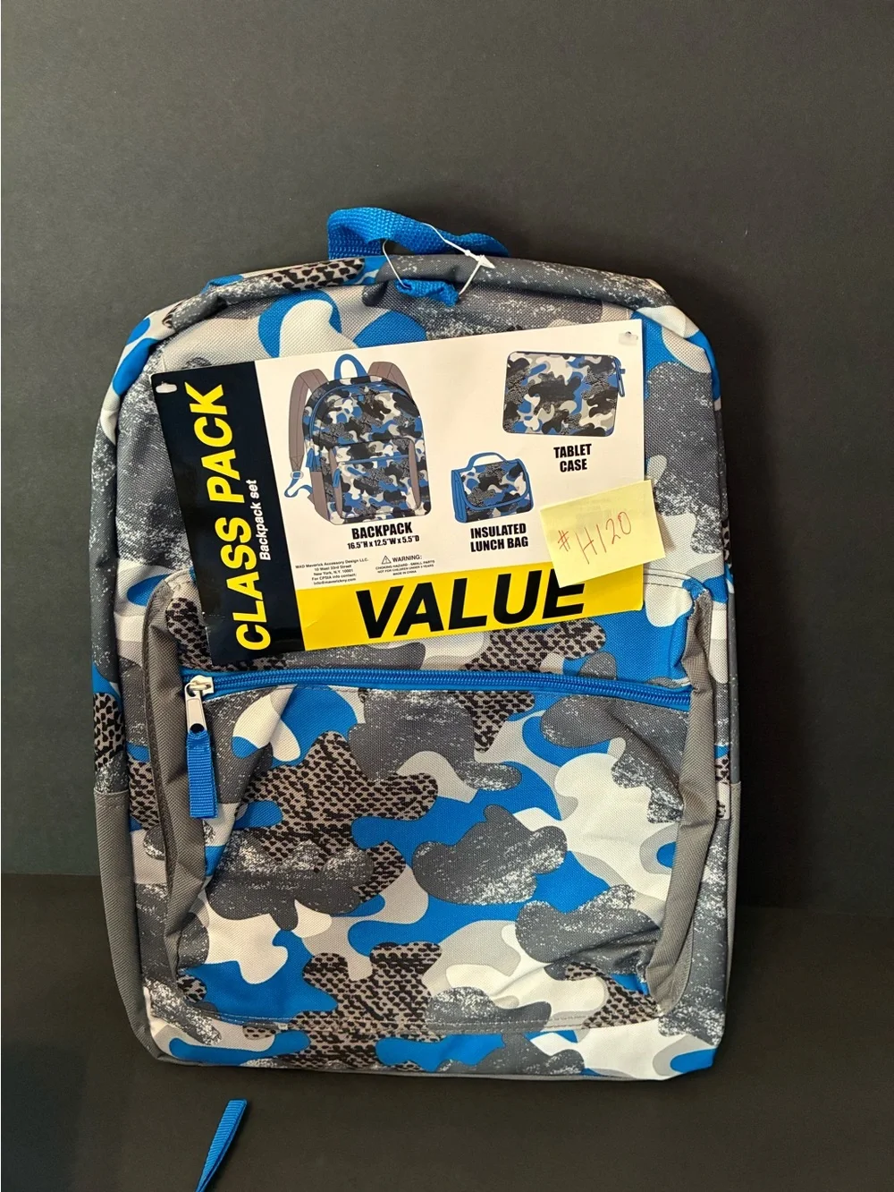 Back to School - Camo backpack bundle